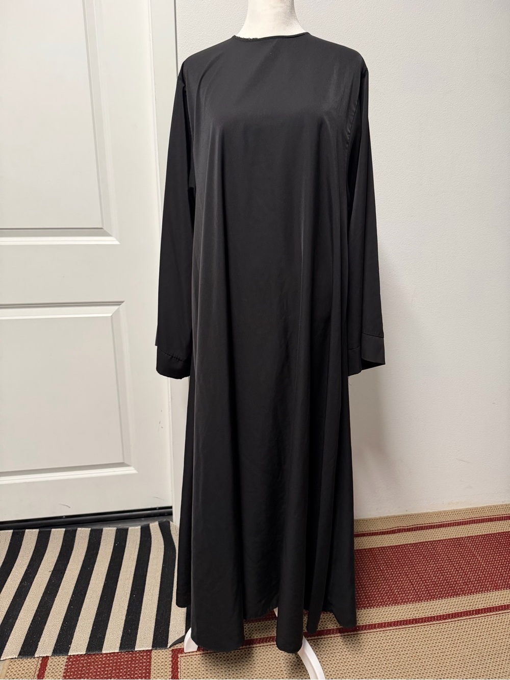 Black Long Sleeve Maxi Abaya Size XL